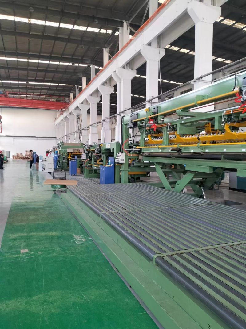 non-stop rotary shear cut to length line